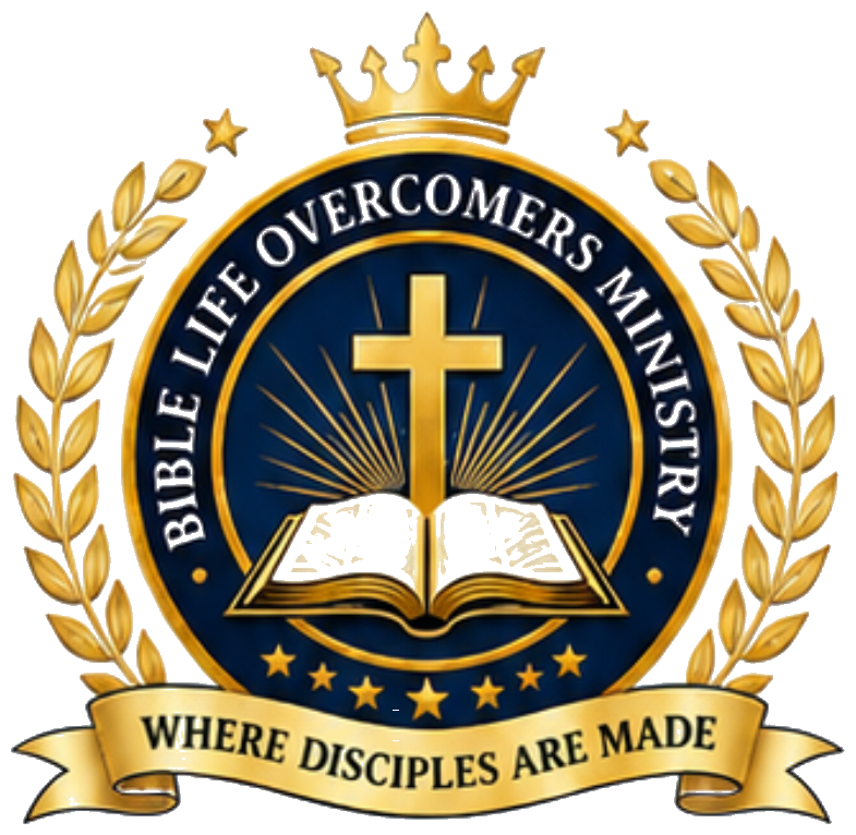Bible Life Overcomers Ministry official logo